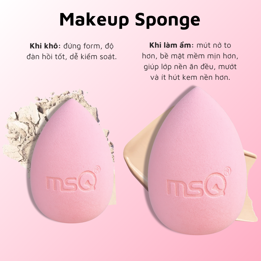 Mút Trang Điểm MSQ Miracle Complexion Size L MSQM8